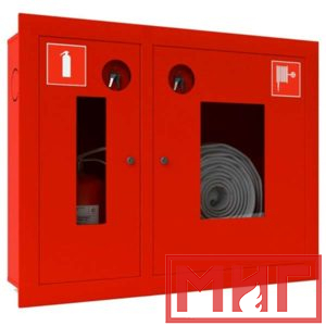 Фото 4 - Шкаф пожарный ШПКО-315 ВОК для пожарного крана и огнетушителя (Серия У).